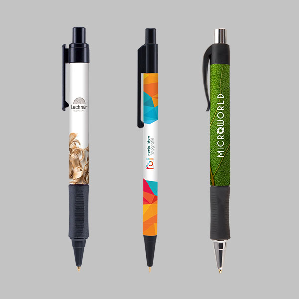 Kugelschreiber aus Kunststoff ohne Touchpen mit 4c Folientransfer
