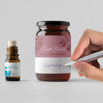 Wiederbeschreibbare Etiketten