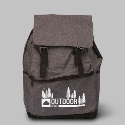 Laptoprucksack mit magnetischen Schnallenriemen