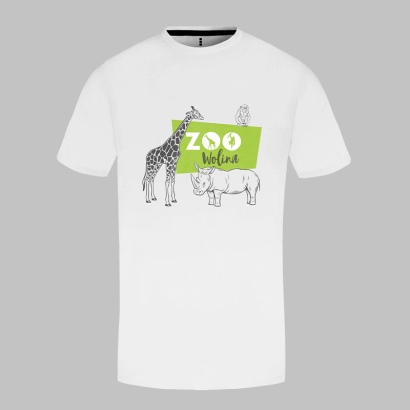 Individuell bedrucktes Kurzarm T-Shirt weiss