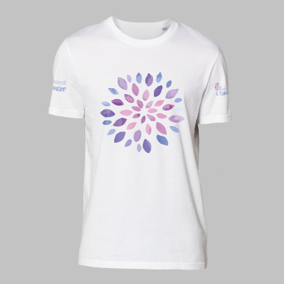 Individuell bedrucktes Stanley/Stella T-Shirt weiß