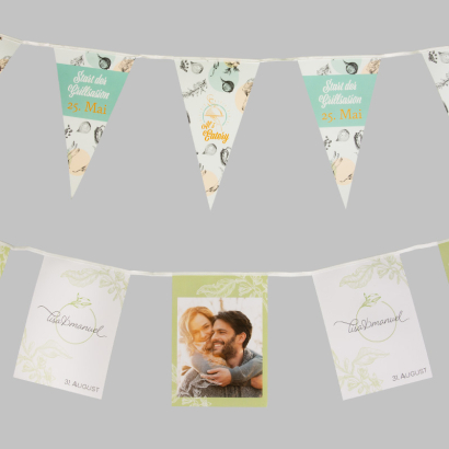 Fahnen & Wimpelketten bedruckt