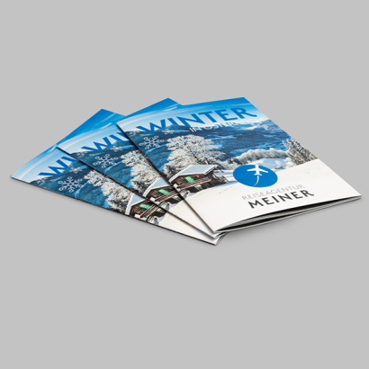 Premiumpapier-Broschüren