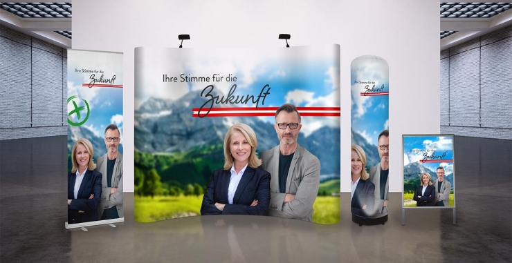 Verschiedene Drucksorten für Wahlen