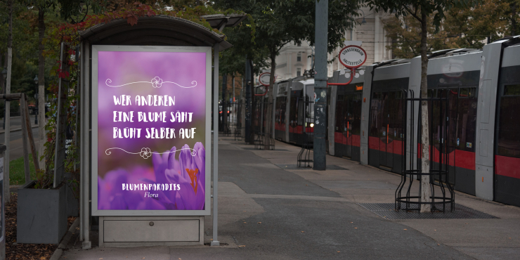 bedruckte Citylight Plakate