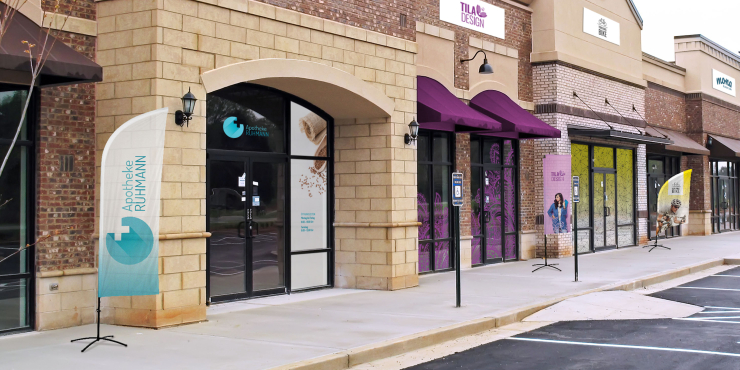 bedruckte Beachflags