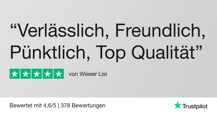 Kundenbewertung auf Trustpilot