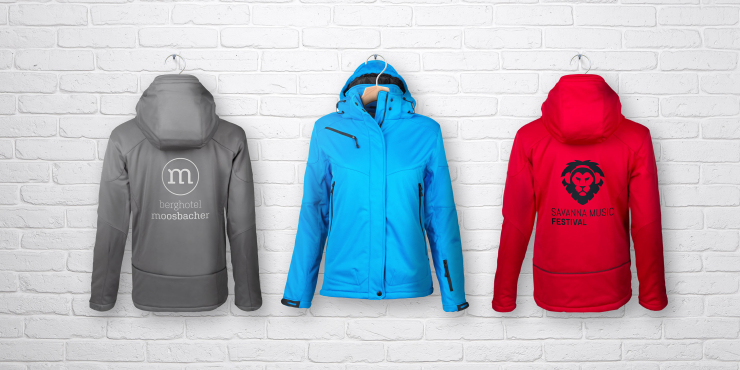 Diverse Skeleton Printer Softshell Jacken für Damen