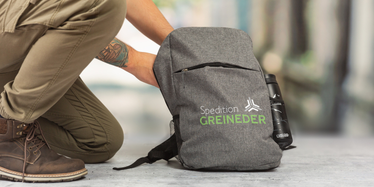 Graue Bullet Heathered Computerrucksack