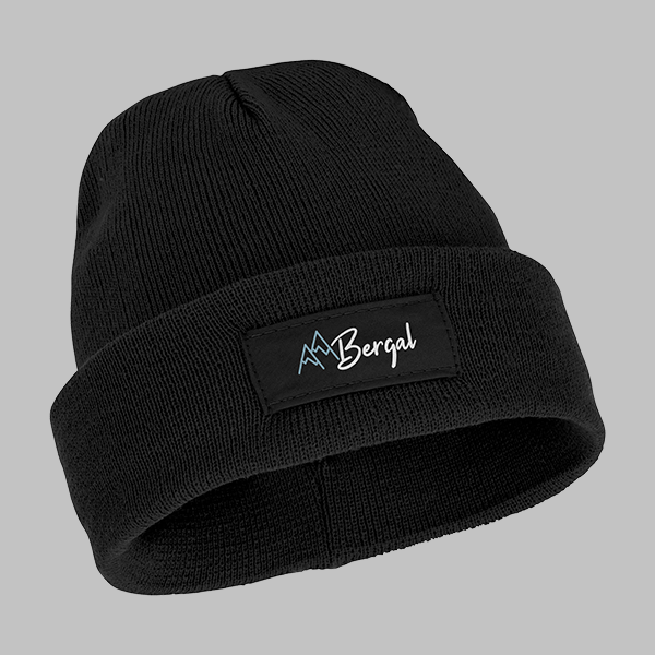 Beanie auf graue Hintergrund