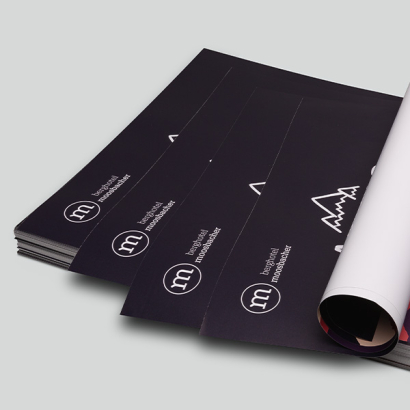4c-Plakate in Großmenge