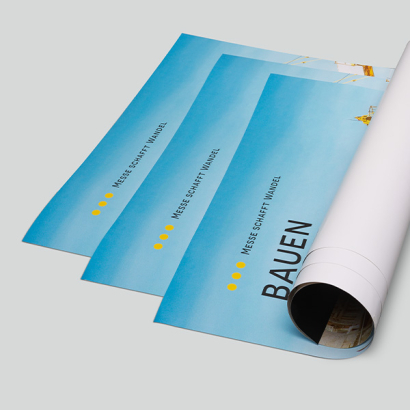 4c-Plakate in Kleinmenge