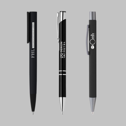 Kugelschreiber aus Metall ohne Touchpen mit Lasergravur