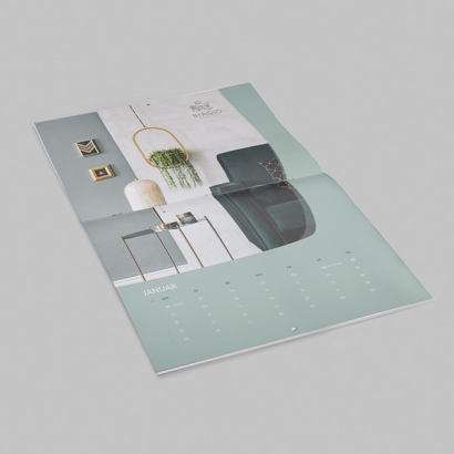 Wandkalender geheftet