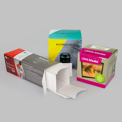 Verpackung mit Verstärkung