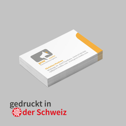 Visitenkarten auf grauem Hintergrund