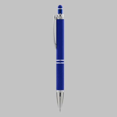 Diamond Stylus Kugelschreiber auf grauem Hintergrund