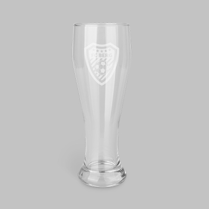 Weizenbierglas graviert