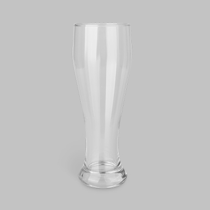 Weizenbierglas unbedruckt