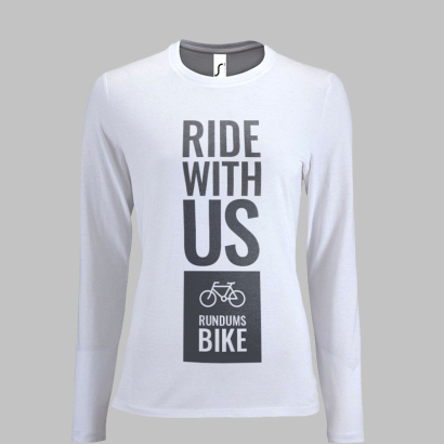 Individuell bedrucktes Sol Imperial T-Shirt Women Langarm weiß