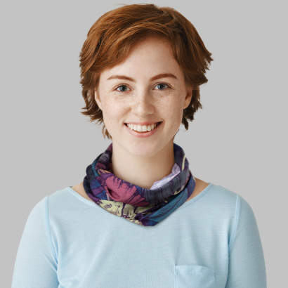 Individuell bedruckter Schlauchschal