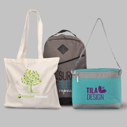 Individuell bedruckte Stofftaschen