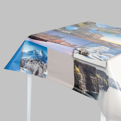 Tischdecke aus PVC in rechteckigem Format