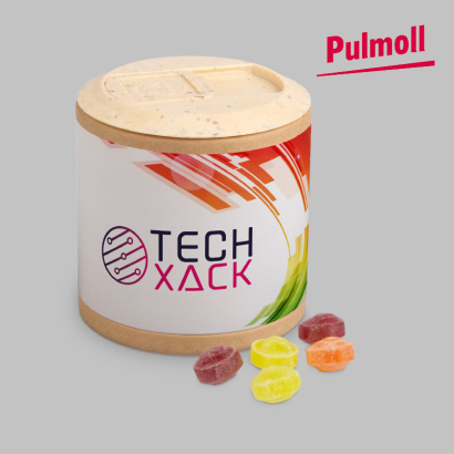 Bonbons in Individuell bedruckter Papier Werbedose