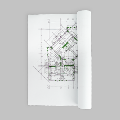 CAD Plan laminiert