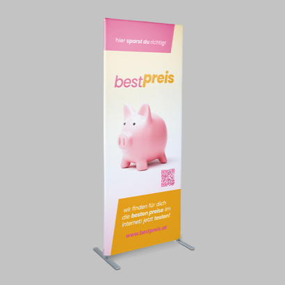 Zipper-Banner Bestpreis