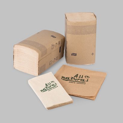 Unbedruckte Servietten