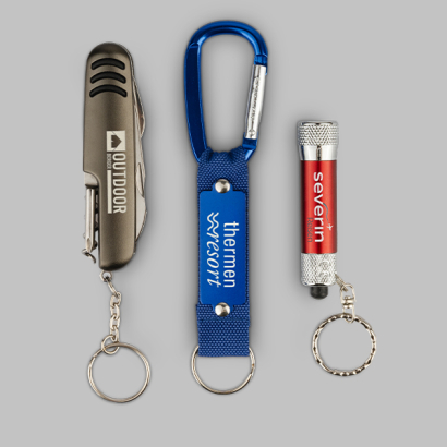 Schlüsselanhänger mit Funktionen