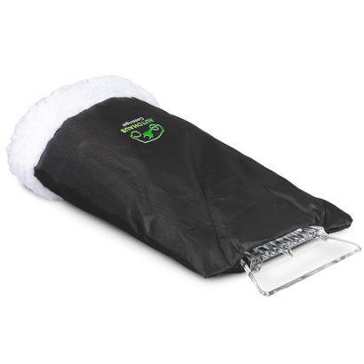 Individuell bedruckter schwarzer Kunststoff Eiskratzerhandschuh