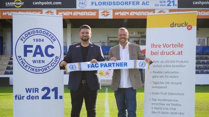 v.l.n.r.: Stefan Krainz | FAC Geschäftsführer Wirtschaft und Stefan Just | Head of CRM druck.at