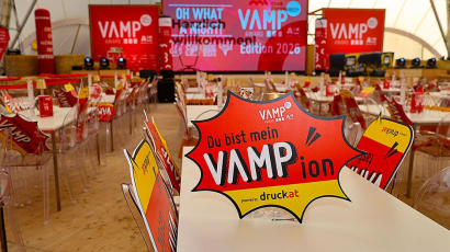 druck.at Motivationsschilder VAMP Award, Fotocredit: © Günther Langegger