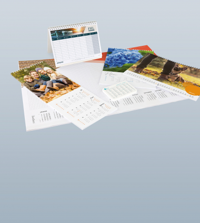 Verschiedene Arten an Kalendern