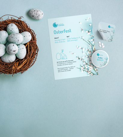 Individuell bedruckte Produkte rund ums Osterfest