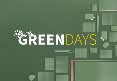 Bis zu 10% bei den Green Days sparen