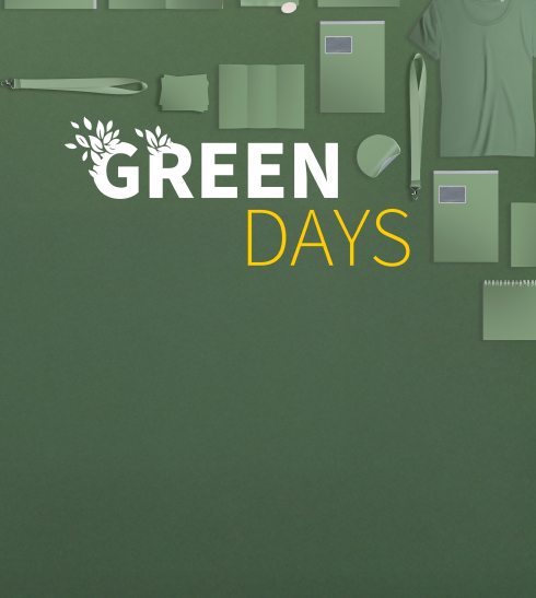 Bis zu [druckat:campaign:discount]* bei den Green Days sparen