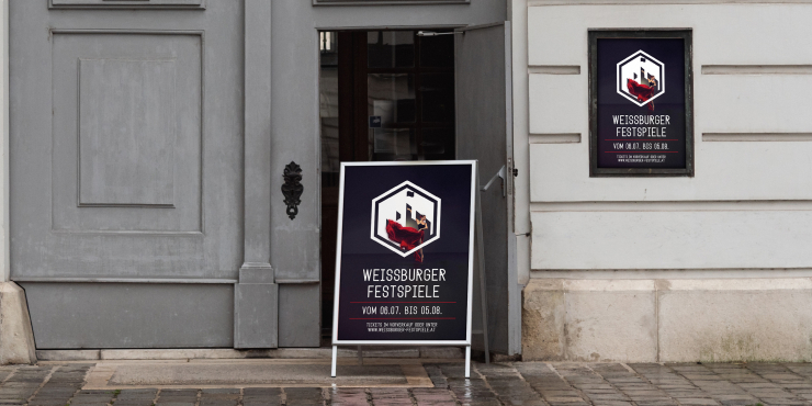 bedrucktes Plakat