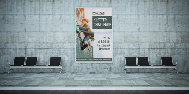 bedruckte Borgenplakate