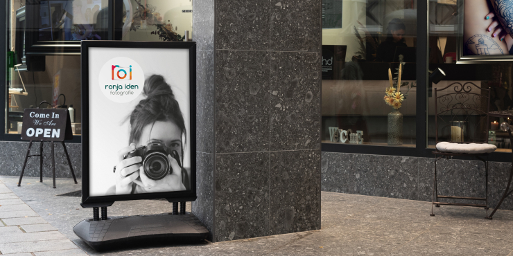 bedrucktes Plakat