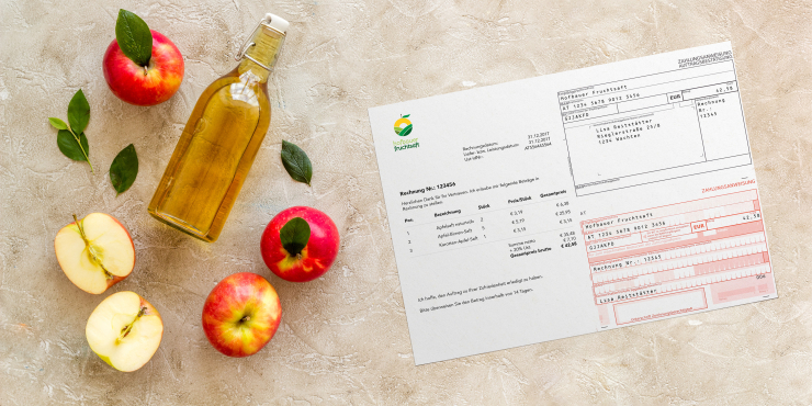 Sepa_Zahlungsanweisung liegt auf einem Tisch