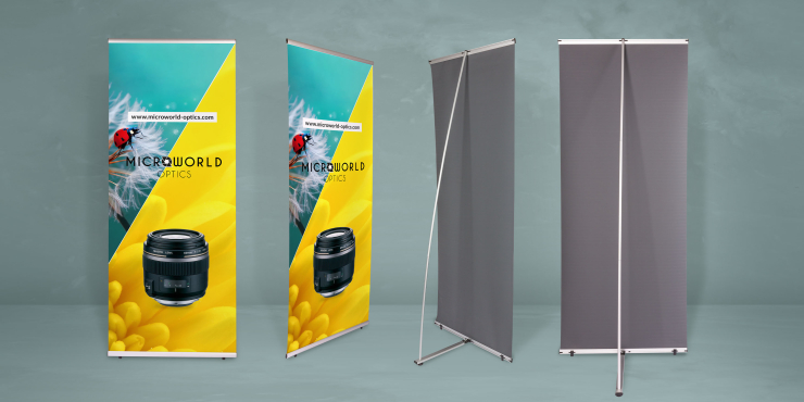 bedruckter L-Banner