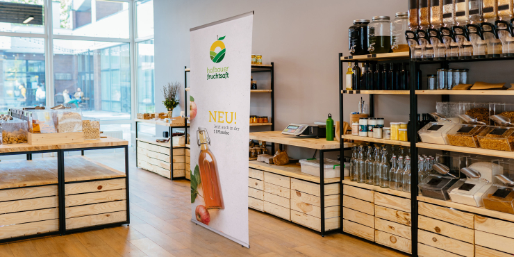 bedruckter L-Banner