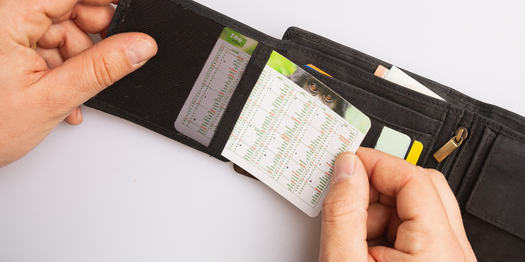 bedruckter Taschenkalender 