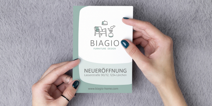bedruckte Flyer mit Premiumpapier