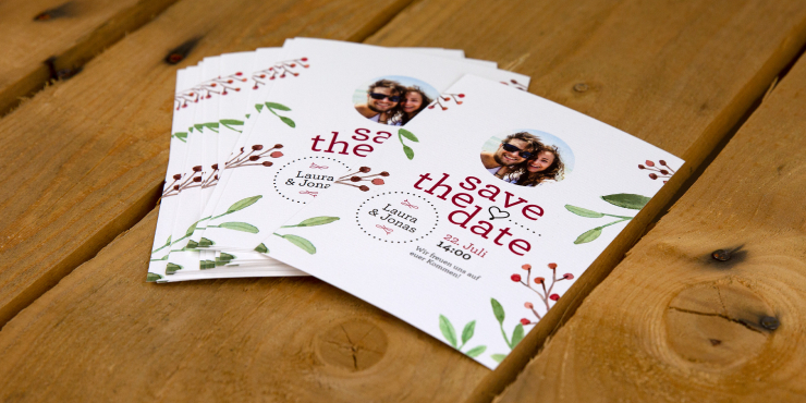 bedruckte Flyer mit Premiumpapier