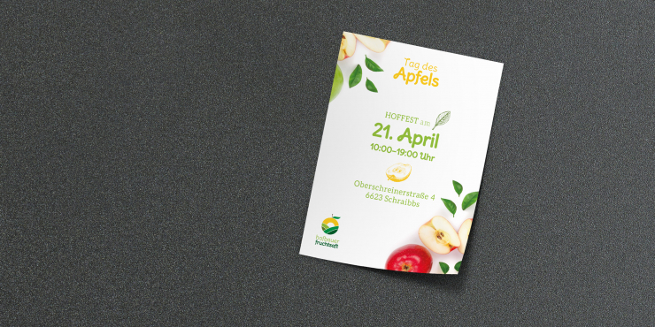 bedruckte Flyer aus Recyclingpapier