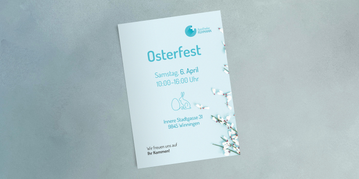 klassische Flyer bedruckt
